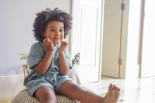 Carregar imagem no visualizador da galeria, Set Tshirt & calção criança - Menta